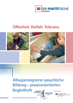 Verkleinerte Voransicht der Datei Sprach-Kita_Praxisbroschüre__1_Paritätischer_Hamburg_Sprache.pdf