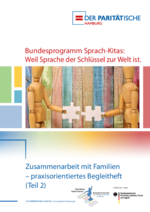 Verkleinerte Voransicht der Datei Sprach-Kita_Praxis_Teil2_Zusammenarbeit_mit_Familien.pdf